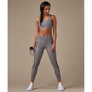 Lululemon Invigorate 7/8 Tight (25") Sea Spray Alpine White Dark Chrome Size 4